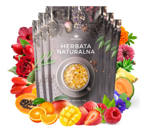 Zestaw herbat OWOCOWYCH 5 szt: Paso Doble - Lipa Malina - Mango Tango - Truskawkowa Margarita - Purpurowe Wyspy