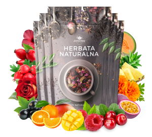 Zestaw herbat OWOCOWYCH 5 szt: Paso doble - Lipa Malina - Mango Tango - Malinowo-Poziomkowa - Yellow Submarine