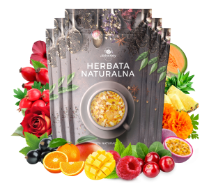 Zestaw herbat OWOCOWYCH 5 szt: Wita-Minka - Malinowe Mojito - Mango Tango - Truskawkowa Margarita - Yellow Submarine