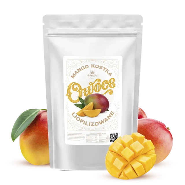 Mango liofilizowane KOSTKA 200g