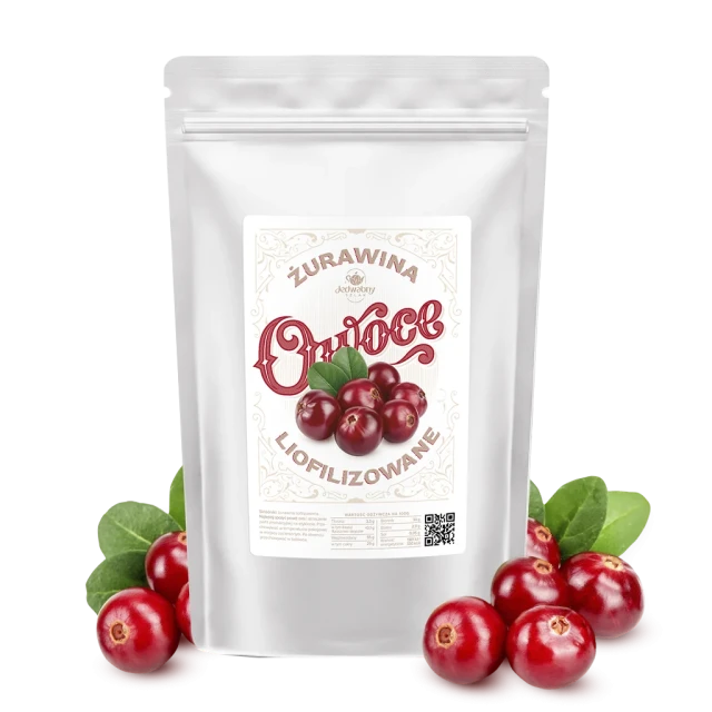 Żurawina liofilizowana połówki 100g
