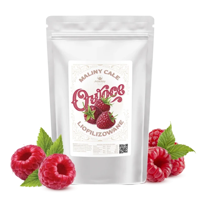 Maliny liofilizowane 200g