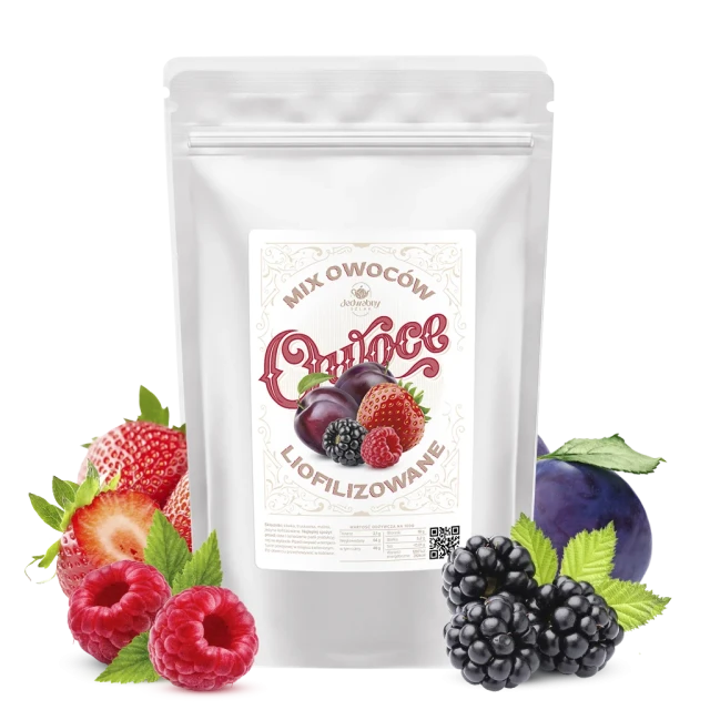 MIX truskawka malina śliwka jeżyna 200g