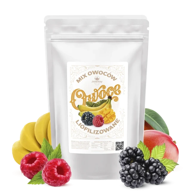 MIX banan malina mango jeżyna 200g