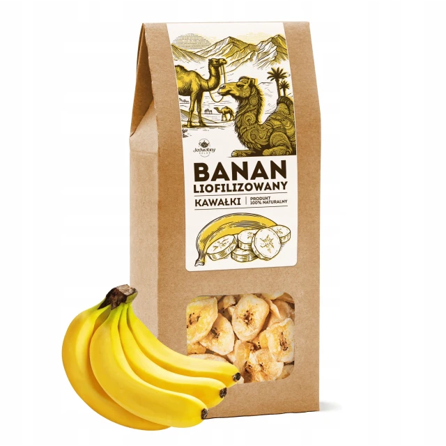 Banany liofilizowane KARTONIK 50g