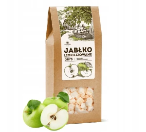 Jabłko liofilizowane KOSTKA grys KARTONIK 30g