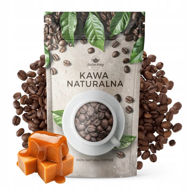 Kawa Robusta Vietnam KARMEL ziarno 250g