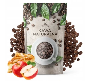 Arabica kawa ZIARNISTA smak SZARLOTKA 250g