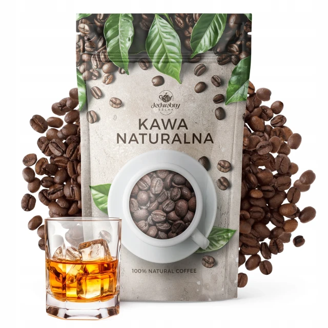 Kawa Robusta Indonezja IRISH WHISKY ziarno 250g