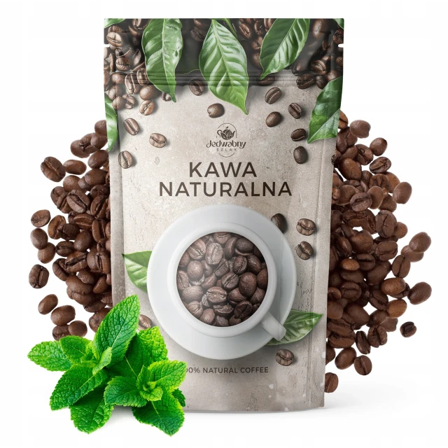 Kawa ziarnista Robusta Indonezja Miętowa 250g