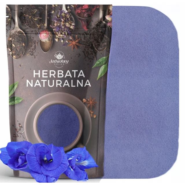 BLUE LATTE MATCHA niebieska Klitoria blue butterfly tea mielona