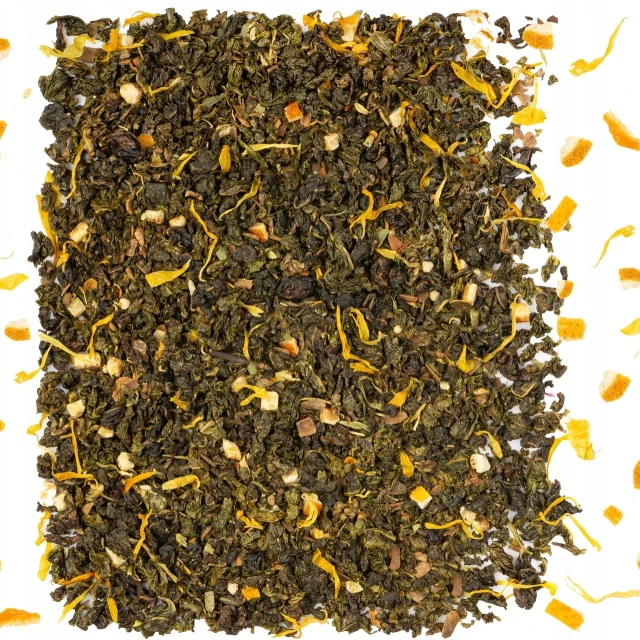 OOLONG herbata liściasta Ulung pomarańcza ORANGE 100 g Jedwabny szlak