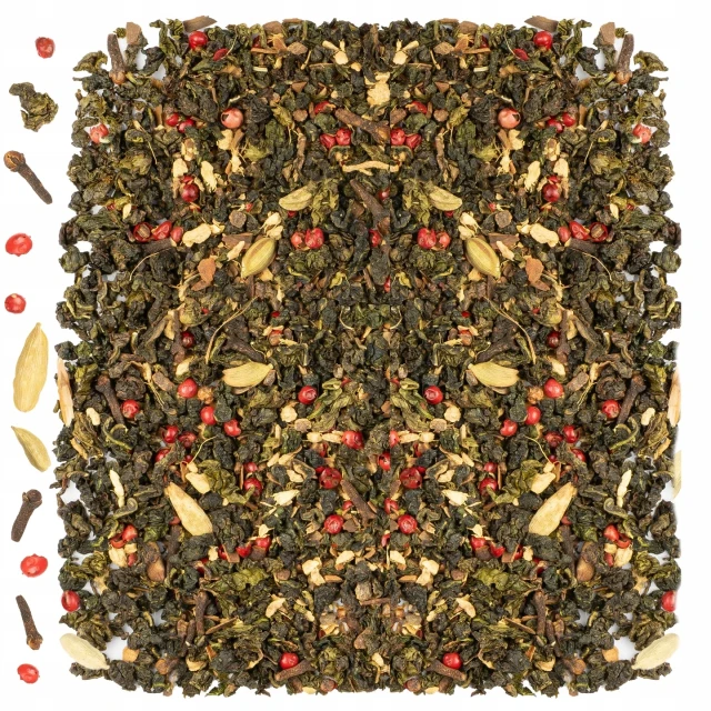 OOLONG herbata Ulung Chai cynamon imbir goździk 100 g Jedwabny szlak