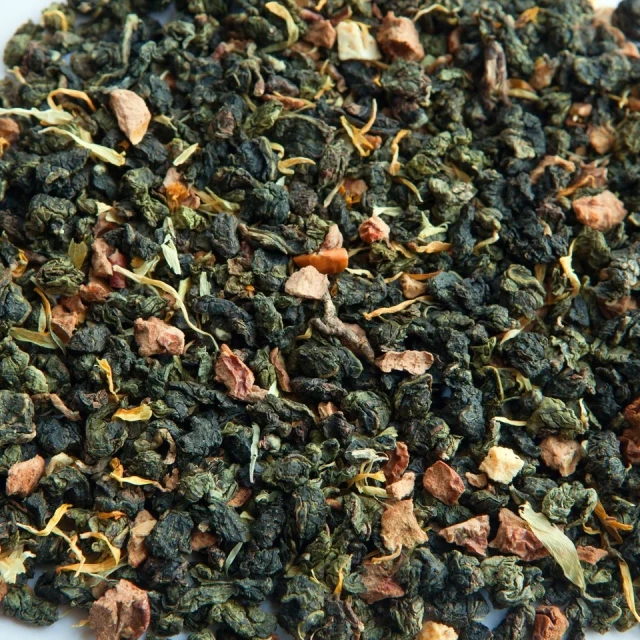 OOLONG herbata liściasta Ulung Brzoskwinia 100 g Jedwabny szlak