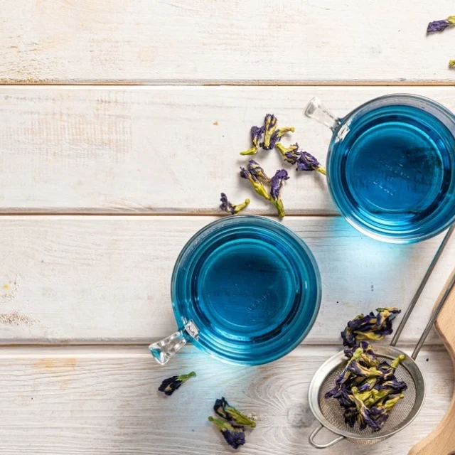 Herbata niebieska Klitoria blue butterfly tea kwiat 40g premium mocny kolor