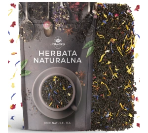 Herbata czarna Earl Grey Rainbow nagietek bławatek szafran Cejlon