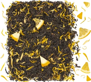 Herbata czarna EARL GREY Słoneczny pomarańcza bławatek Jedwabny szlak