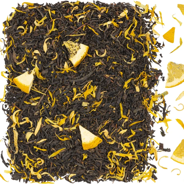 Herbata czarna EARL GREY Słoneczny pomarańcza bławatek Jedwabny szlak