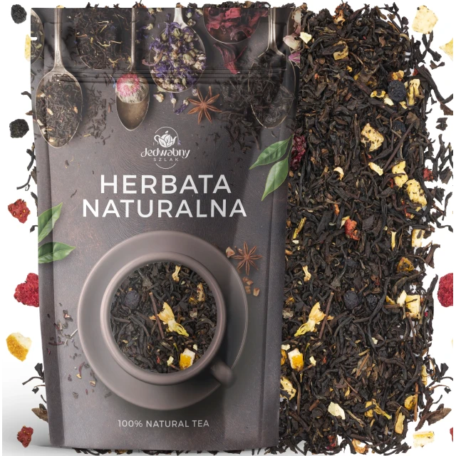 Herbata czarna Casablanca truskawka jaśmin aronia