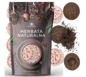 Herbata czerwona PU ERH TOUCHA gniazda 100g Jedwabny szlak