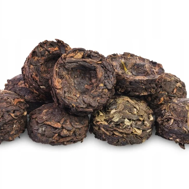 Herbata czerwona PU ERH TOUCHA gniazda 100g Jedwabny szlak