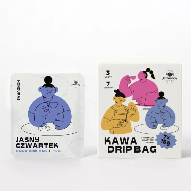 Drip Bag Honduras czwartek filtr kawa w podróż mielona aromatyczna 15g