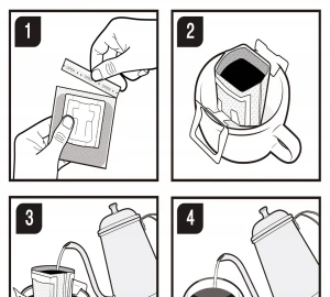 Drip Bag Kenia mielona PIĄTEK KAWA W SASZETKACH 15g