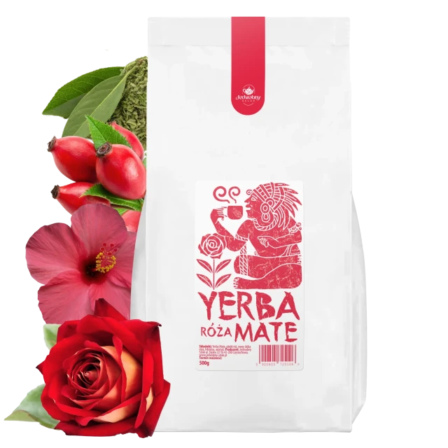 Yerba Mate płatki róż