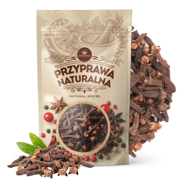 Goździki CAŁE suszone WYSOKA JAKOŚĆ aromatyczna przyprawa AROMAT naturalny 100 g