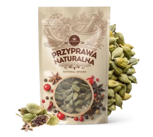Kardamon CAŁY aromatyczny naturalny ZIARNO świeży wysoka jakość 100g