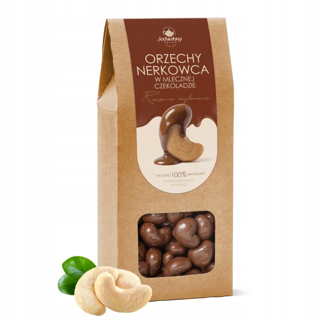 Orzechy NERKOWCA w mlecznej czekoladzie 200 g  WYSOKA jakość
