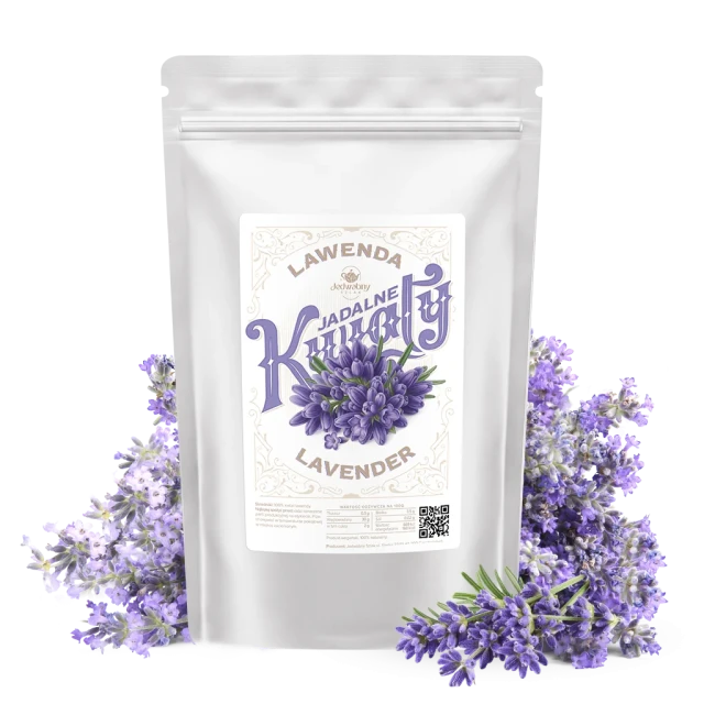 Lawenda suszona kwiat lawendy suszony zapach do szafy JADALNE POLSKA 200g