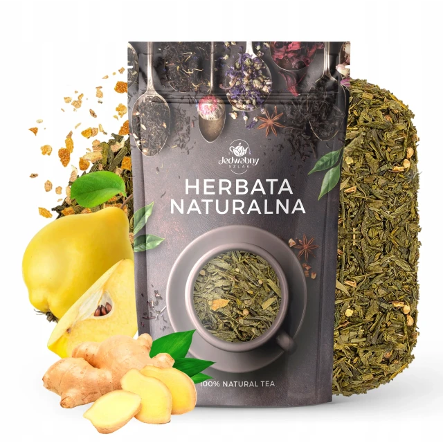 Herbata zielona Pigwa z Imbirem 100g
