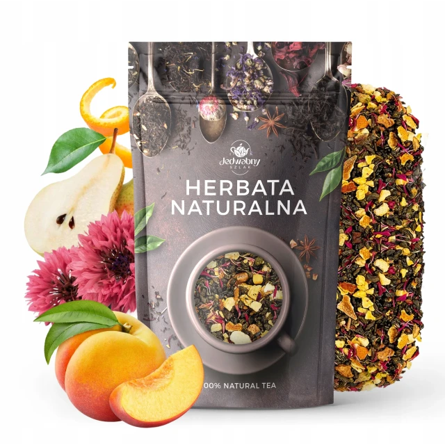 Herbata owocowa Pomarańcza i Brzoskwinia 100g
