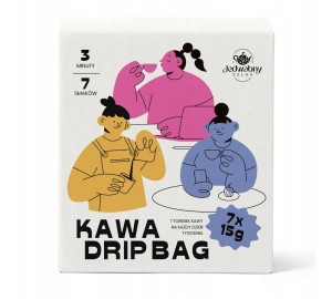 Zestaw saszetek 7 smaków DRIPY kawa W SASZETKACH coffee drip BAG