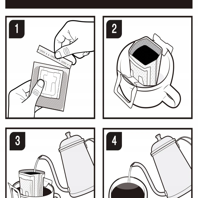 Zestaw saszetek 7 smaków DRIPY kawa W SASZETKACH coffee drip BAG