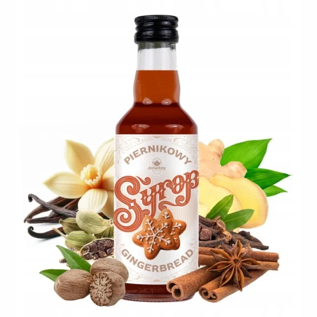 Zestaw syropów DO KAWY 4x200ml coffee set MALINA IMBIR