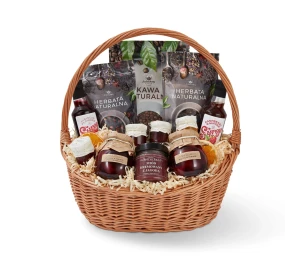  DUŻY wiklinowy kosz - bogactwo naturalnych smaków