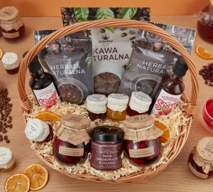  DUŻY wiklinowy kosz - bogactwo naturalnych smaków