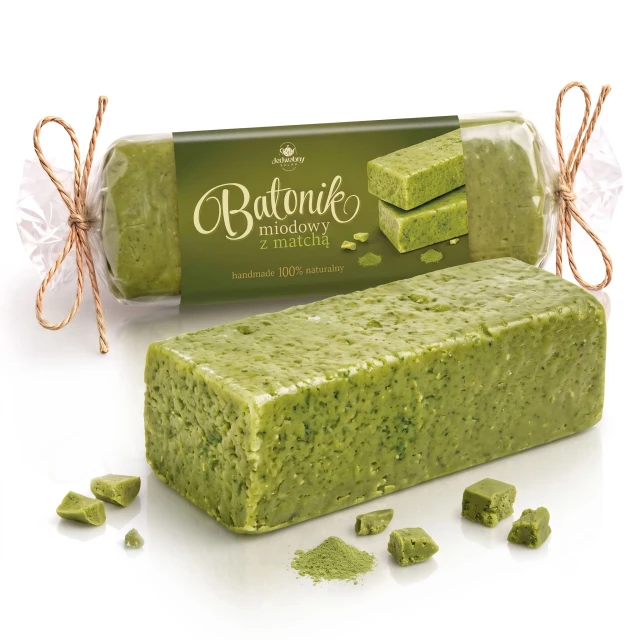 Batonik Miodowy z Matchą 100g