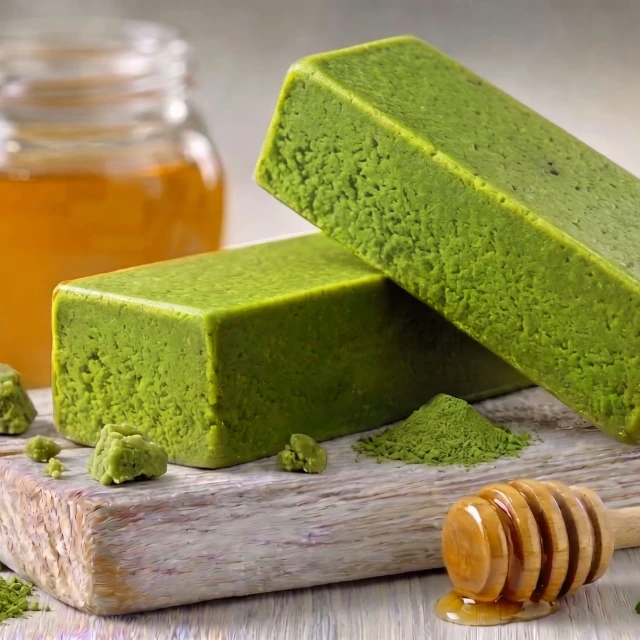 Batonik Miodowy z Matchą 100g