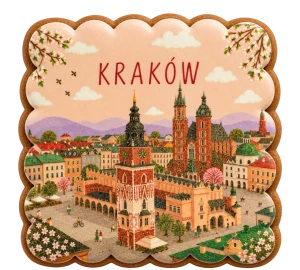Piernikowy KRAKÓW z Panoramą Rynku 45g