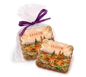 Piernikowy KRAKÓW z Panoramą Rynku 45g