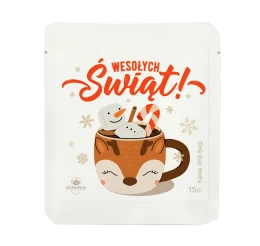 Kawa ŚWIĄTECZNA Drip Bag Arabica renifer15 g