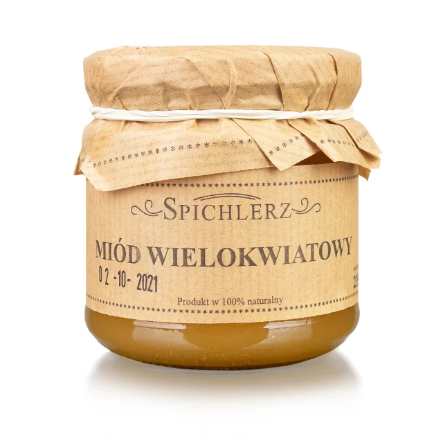 Miód wielokwiatowy naturalny 235 g – aromatyczny miód pszczeli do herbaty, pieczywa i deserów