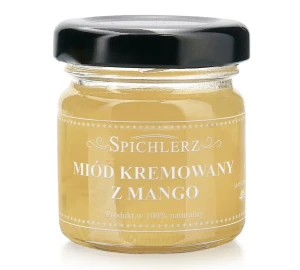 Miód kremowany z mango 40 g – naturalny miód owocowy 