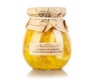 Cytryna w syropie z kwiatem czarnego bzu 260 g