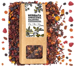 Herbata owocowa Malinowo-Poziomkowa 50g