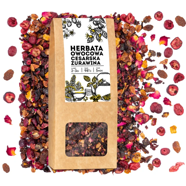 Herbata owocowa Cesarska Żurawina 50g
