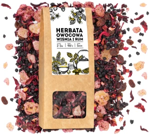 Herbata owocowa Wiśnia i Rum 100g